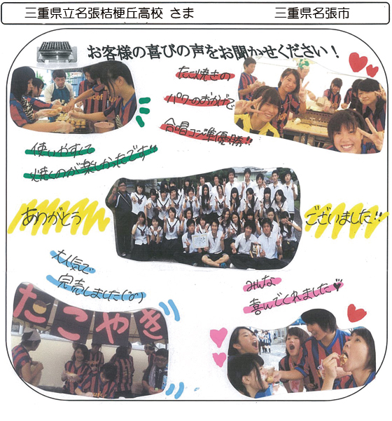 三重県立名張桔梗丘高校 さま